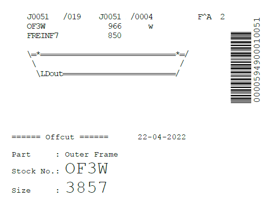 Bar Optimisation & Reusable Offcuts
Bar Optimisation & Reusable Offcuts