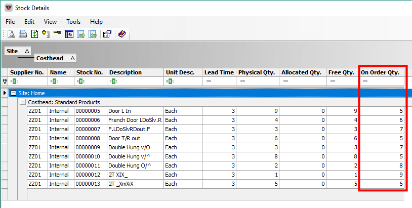 Standard Products Standard Products